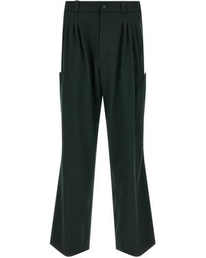 Kiko Kostadinov Straight Pleated Trousers - Grey