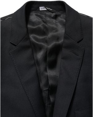 Dolce & Gabbana Wool Single Breasted Blazer Jacket Vigin Clothing - Black