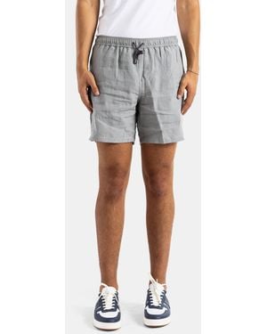 Sease Pearl Linen Cod Shorts - Blue