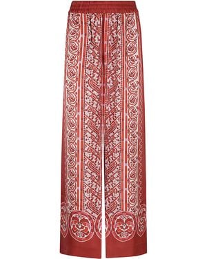 La DoubleJ Palazzo Trousers (Placée) - Red
