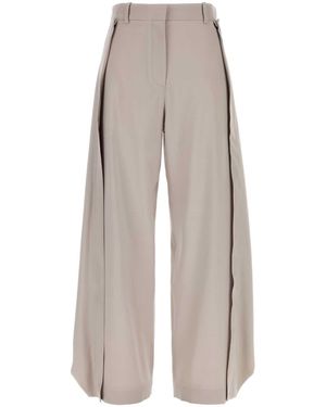 Loewe Cappuccino Wool Pant - White