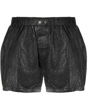 Zadig & Voltaire High-Rise Crinkle Shorts - Grey