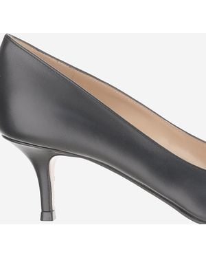 Gianvito Rossi Leather Court Shoes - Blue