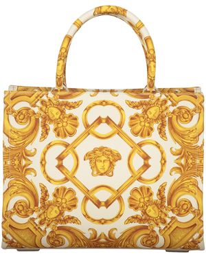Versace Canvas Tote Bag - Metallic