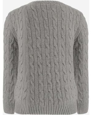 Polo Ralph Lauren Cable-Knit Jumper Wool And Cashmere - Grey