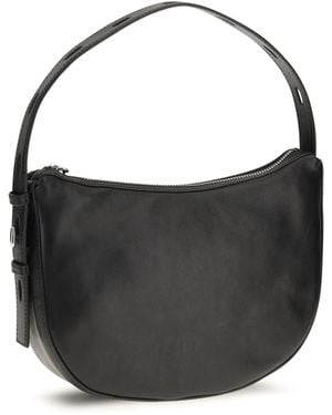 STAUD Shoulder Bag Levi Calf Leather - Black