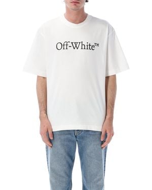 Off-White c/o Virgil Abloh Big Bookish T-Shirt Cotton Tshirt - White