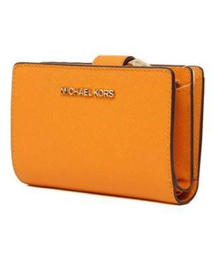 Michael Kors Wallet Leather Bags - Orange