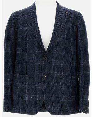 Tagliatore Montecarlo Jacket - Blue