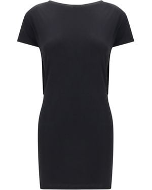 Jacquemus Mistral Dress Viscose Jersey Viscose; Polyamide - Black