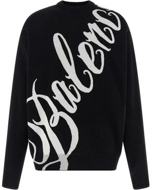Balenciaga 'Big B' Jumper - Black
