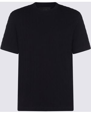 Giorgio Armani Viscose Blend T-Shirt - Black