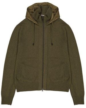 Herno Bicolor Cashmere Sweatshirt - Green
