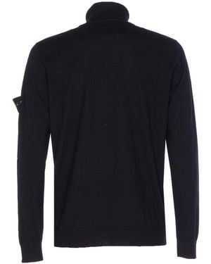 Stone Island Jumpers Virgin Wool - Blue