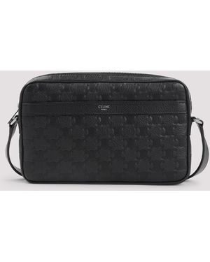 Celine Horizontal Messenger Handbag - Black