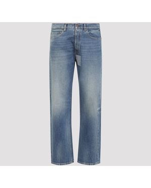 Maison Margiela 5 Pockets Cotton Jeans - Blue