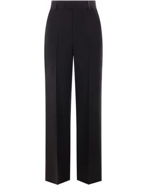 Ann Demeulemeester Maaike Flared Leg Pants - Black