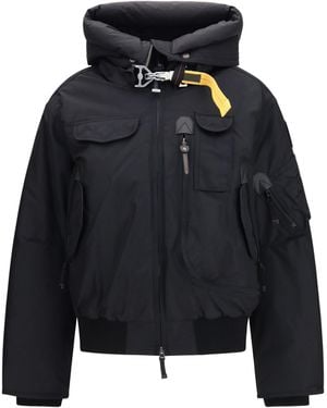 Parajumpers Gobi Padded Hooded Jacket Polyamide Down - Black
