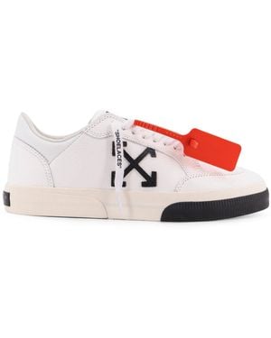 Off-White c/o Virgil Abloh Vulc Low Low-Top Leather Sneakers - White