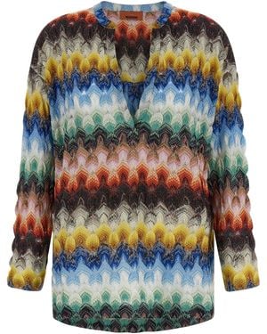 Missoni Knitted Blouse - Gray