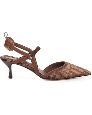 Fendi Colibrì Lite Slingback<Br - Brown