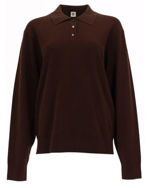 THE GARMENT Madison Polo Shirt Viscose - Brown