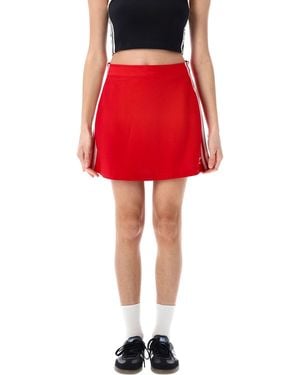 adidas Originals Adicolor 3-Stripes Mini Skirt - Red