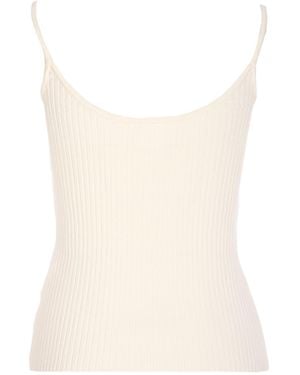 Courreges Top Viscose - White