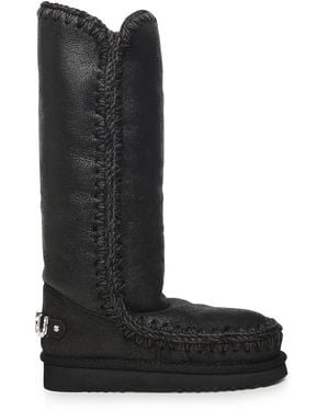 Mou Boots Sheepskin - Black