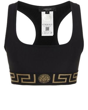 Versace Polyamide Sport Bra Clothing - Black