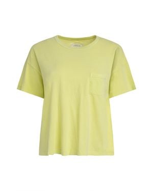 The Great Cotton T-Shirt With Front Pocket T-Shirts & Jerseys - Yellow