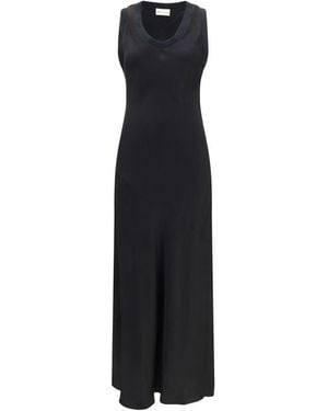 Ami Paris Viscose Casual Dress - Black