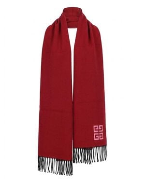 Givenchy Wool Scarf - Red