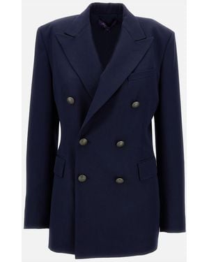Ralph Lauren Ramona Wool Blazer - Blue