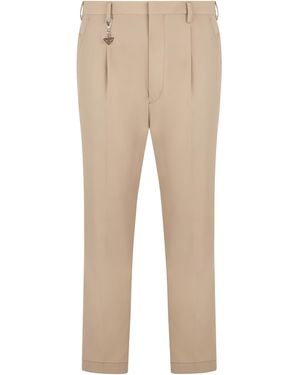 Prada Tailored Pants Cotton - Natural