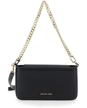 MICHAEL Michael Kors Bryant Sm Conv Xbody Pouchette - Black