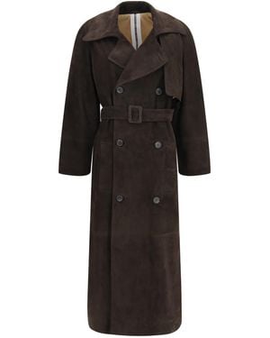 S.w.o.r.d 6.6.44 Suede Coat Calf Leather Bos Taurus Jacket - Black