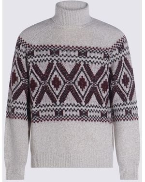 Brunello Cucinelli Cotton Knitwear - Grey