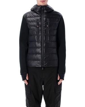 Moncler Padded Zip-Up Hoodie - Blue