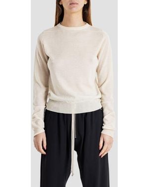 Rick Owens Maille Knitwear - White