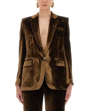 Etro Velvet Jacket - Brown