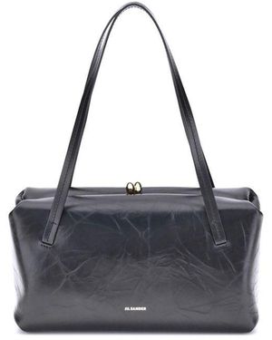 Jil Sander Small Goji Pillow Shoulder Bag - Grey