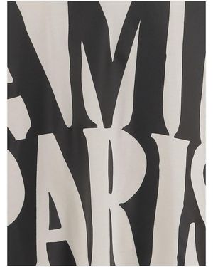 Ami Paris Cotton T-Shirt T-Shirts & Jerseys - Black