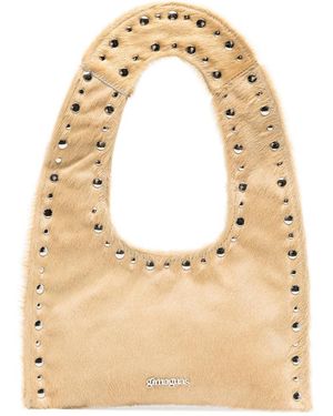 GIMAGUAS Franca Studded Tote Bag - Natural