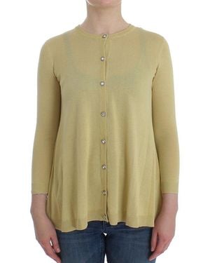Dolce & Gabbana Bicolour Silk Cardigan - Green