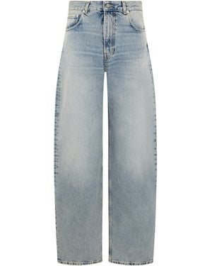 Haikure Wide-Leg Jeans Cotton - Blue