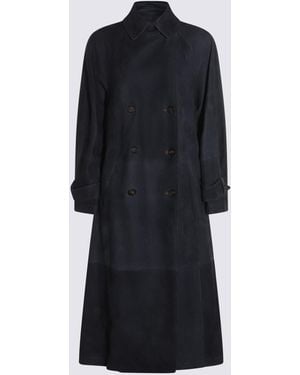 Brunello Cucinelli Denim Leather Jacket - Black