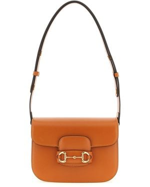 Gucci Calfskin Shoulder Bag - Orange