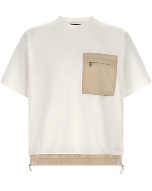Moorer Samoa T-Shirt Cotton Polyamide - White