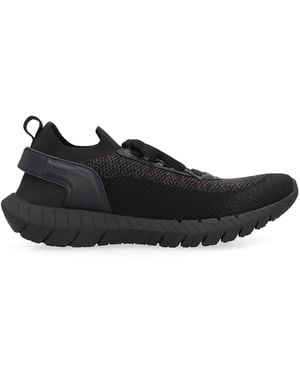 BOSS Mesh Upper Sock Trainers Polyester Trainers - Black